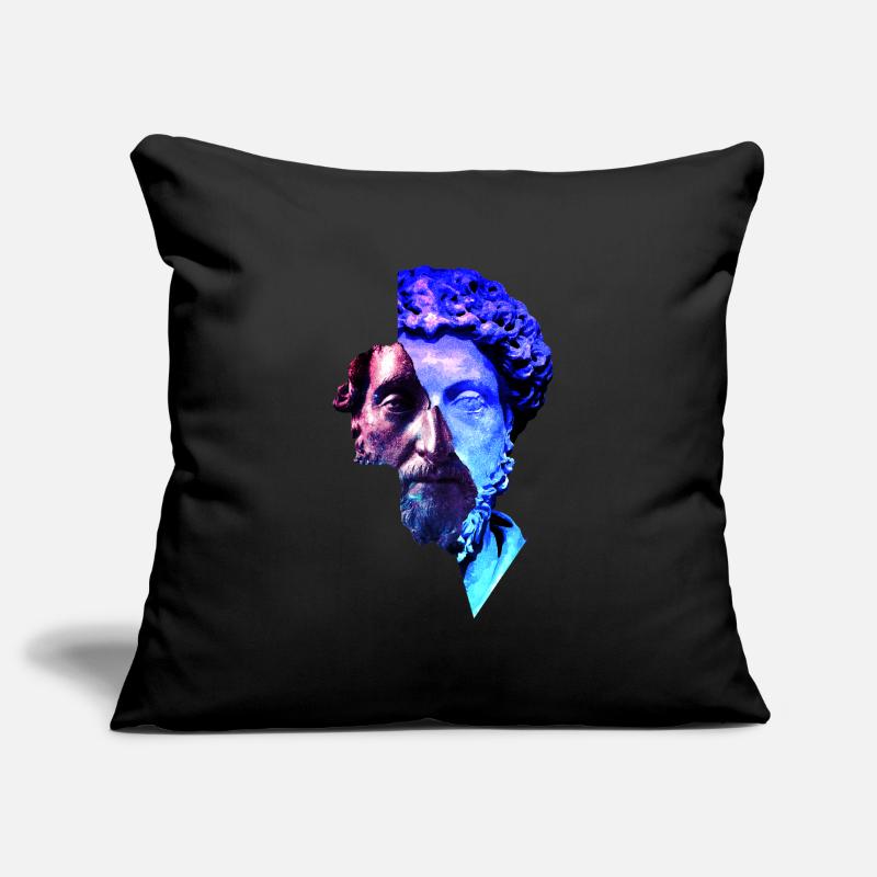 Stoicism Marcus Aurelius Purple Universe Konstverk Soffkuddsöverdrag, 45 x 45 cm