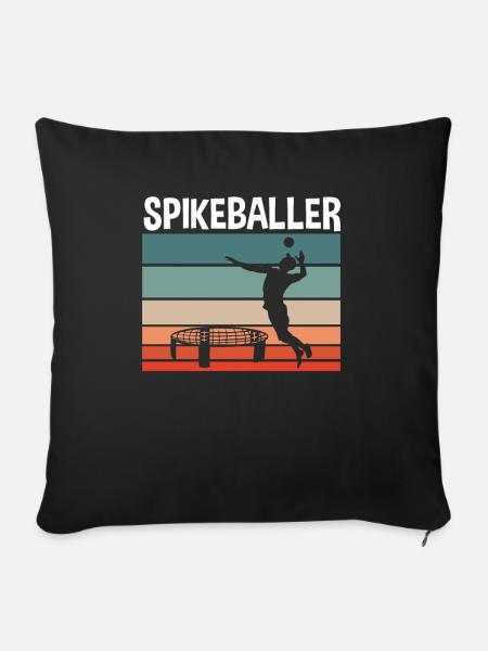 Spikeballer - Sofakissenbezug 45 x 45 cm - Schwarz