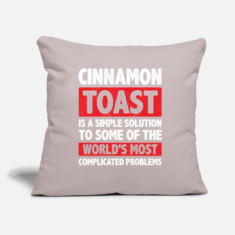 Cinnamon Toast Is A Simple Solution Sofakissenbezug 45 x 45 cm