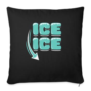 Pregnancy Announcement - Sofa pillowcase 17,3'' x 17,3'' (45 x 45 cm) - black - Front