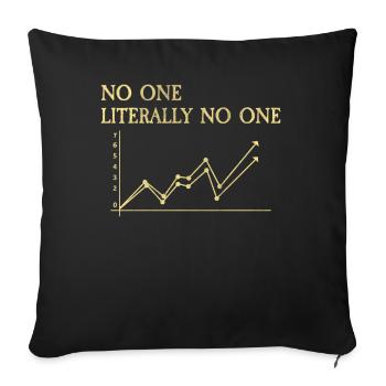 Motivate Inspire Encouragement Positivity Slogan - Sofakissenbezug 45 x 45 cm - Schwarz - Vorne