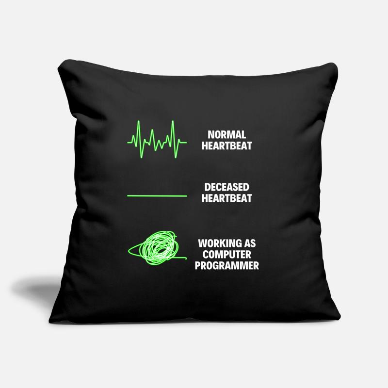 Programmeur informatique Programmeur informatique Travailleurs de la programmation informatique Housse de coussin décorative 45 x 45 cm
