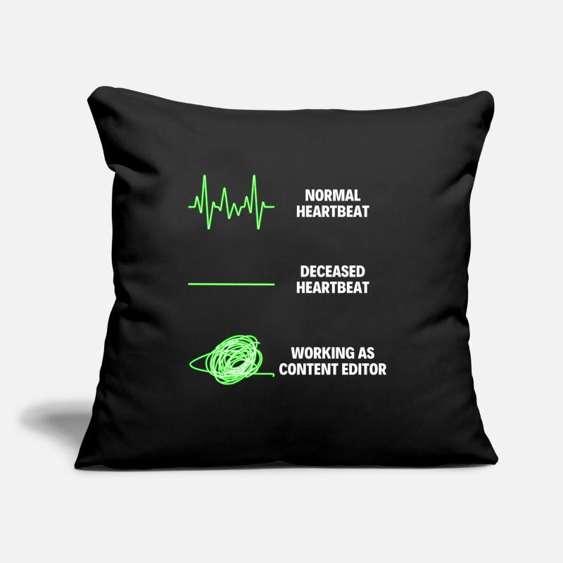Content Editor Funny Content Editor Media Worker Sofakissenbezug 45 x 45 cm