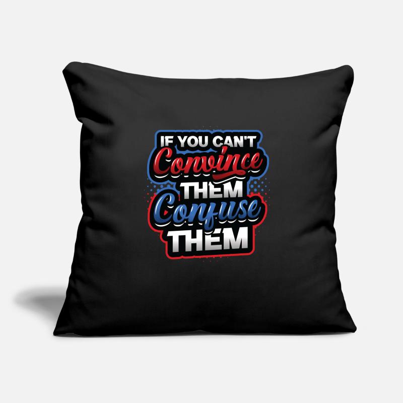 Debating Team, Confuse, Debating Sofa pillowcase 17,3'' x 17,3'' (45 x 45 cm)