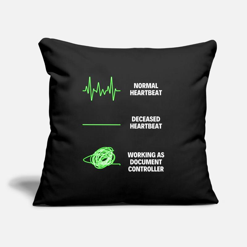 Document Controller Business Documents Responsible Sofa pillowcase 17,3'' x 17,3'' (45 x 45 cm)