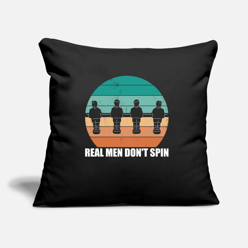 Real Men Don't Spin Sofa pillowcase 17,3'' x 17,3'' (45 x 45 cm)