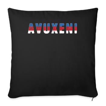 Avuxeni Good Morning Country Xitsonga - Sofakissenbezug 45 x 45 cm - Schwarz - Vorne