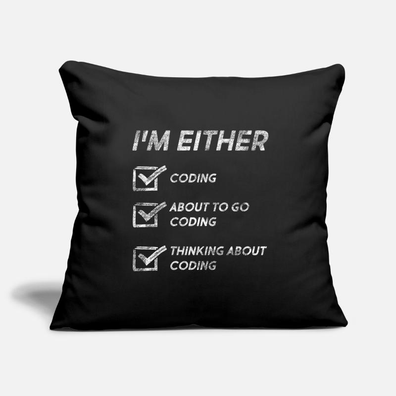 Funny Coding Quotes Coding Love Coder Programmer Sofakissenbezug 45 x 45 cm