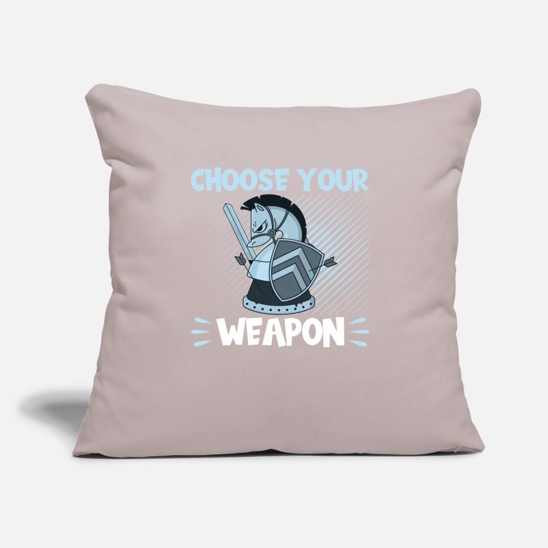 Schach Choose Your Weapon Sofakissenbezug 45 x 45 cm