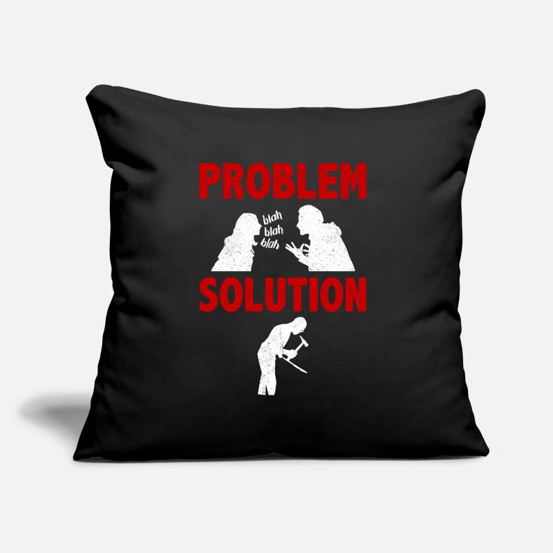 Solution au problème du lanceur de couteaux Housse de coussin décorative 45 x 45 cm