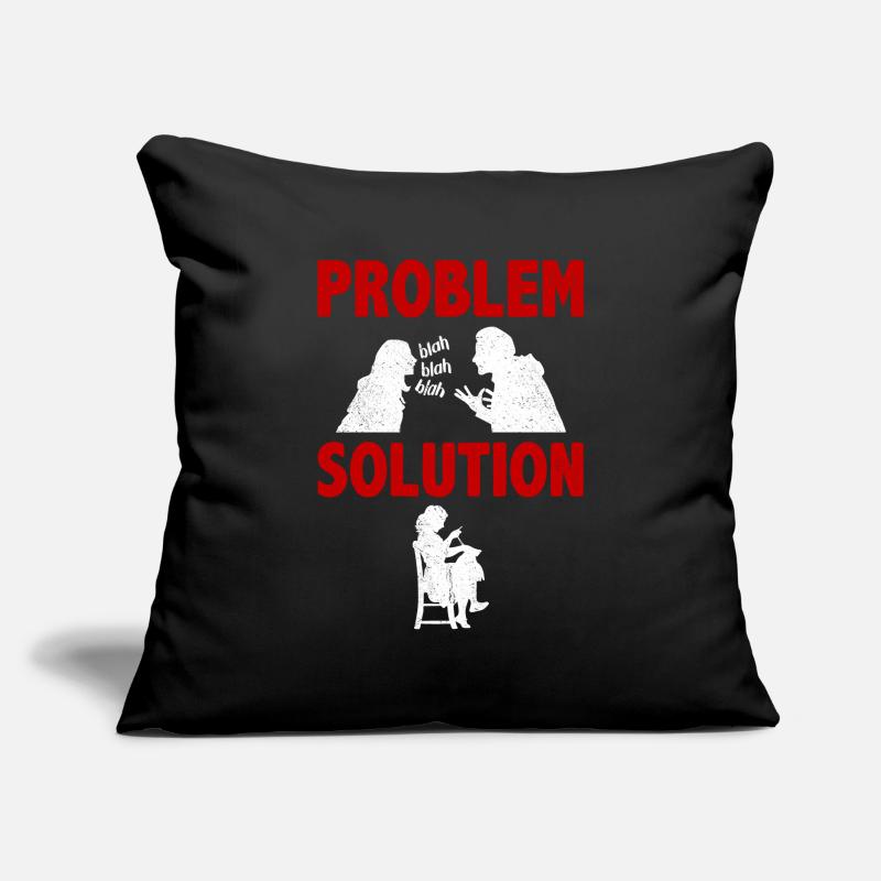 Knitting Crocheting Problem Solution Hobby Sofa pillowcase 17,3'' x 17,3'' (45 x 45 cm)