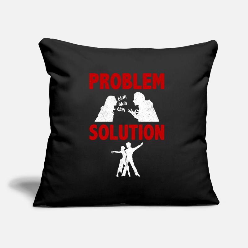 Latin Dancing Cha Cha Samba Problem Solution Hobby Sofa pillowcase 17,3'' x 17,3'' (45 x 45 cm)