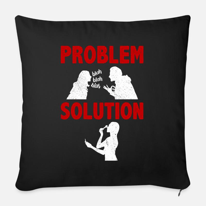 Makeup Art Makeup Artist Makeup Problem Solution - Sofakissenbezug 45 x 45 cm - Schwarz