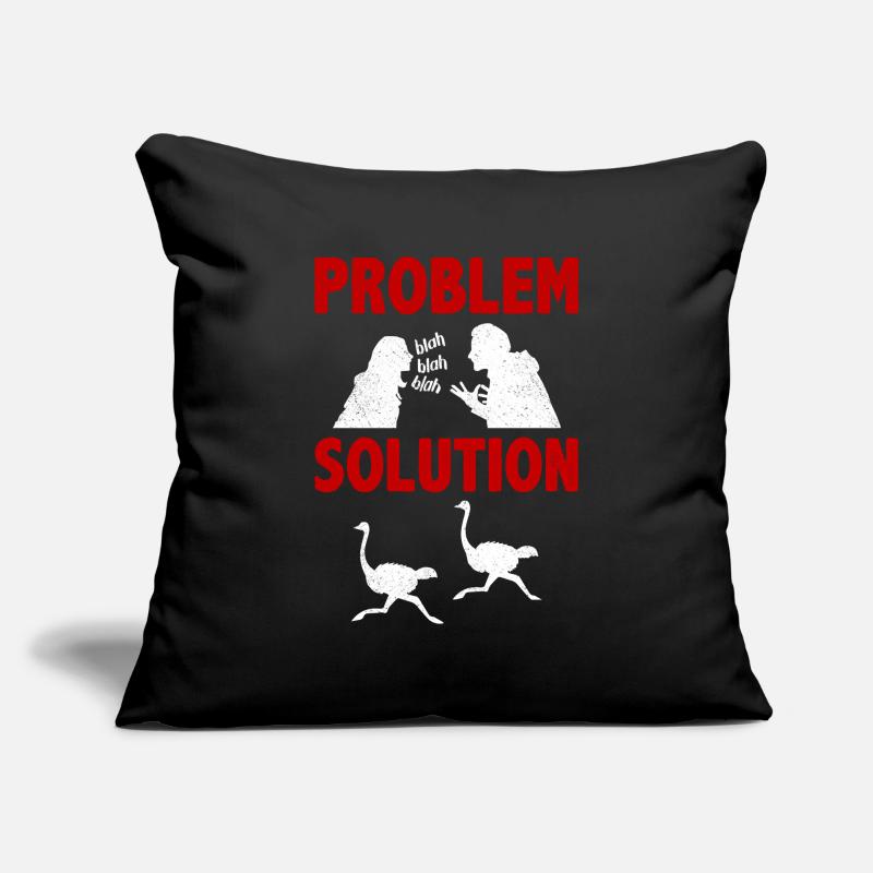Ostrich Racing Ostrich Problem Solution Hobby Sofa pillowcase 17,3'' x 17,3'' (45 x 45 cm)
