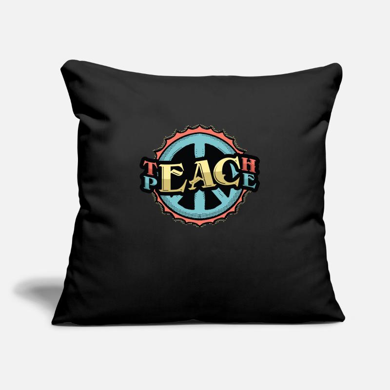 Teaching Peace Sofa pillowcase 17,3'' x 17,3'' (45 x 45 cm)