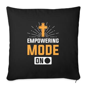 Chaplain Parish Priest - Sofa pillowcase 17,3'' x 17,3'' (45 x 45 cm) - black - Front