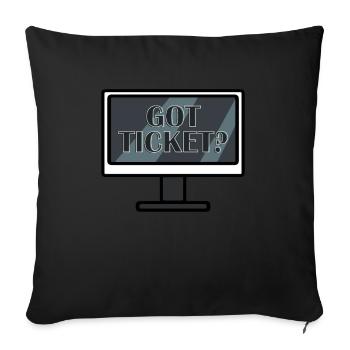 Network Administrator System Administrator Network - Sofa pillowcase 17,3'' x 17,3'' (45 x 45 cm) - black - Front