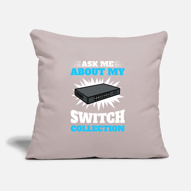 Network Administrator System Administrator Network Sofa pillowcase 17,3'' x 17,3'' (45 x 45 cm)