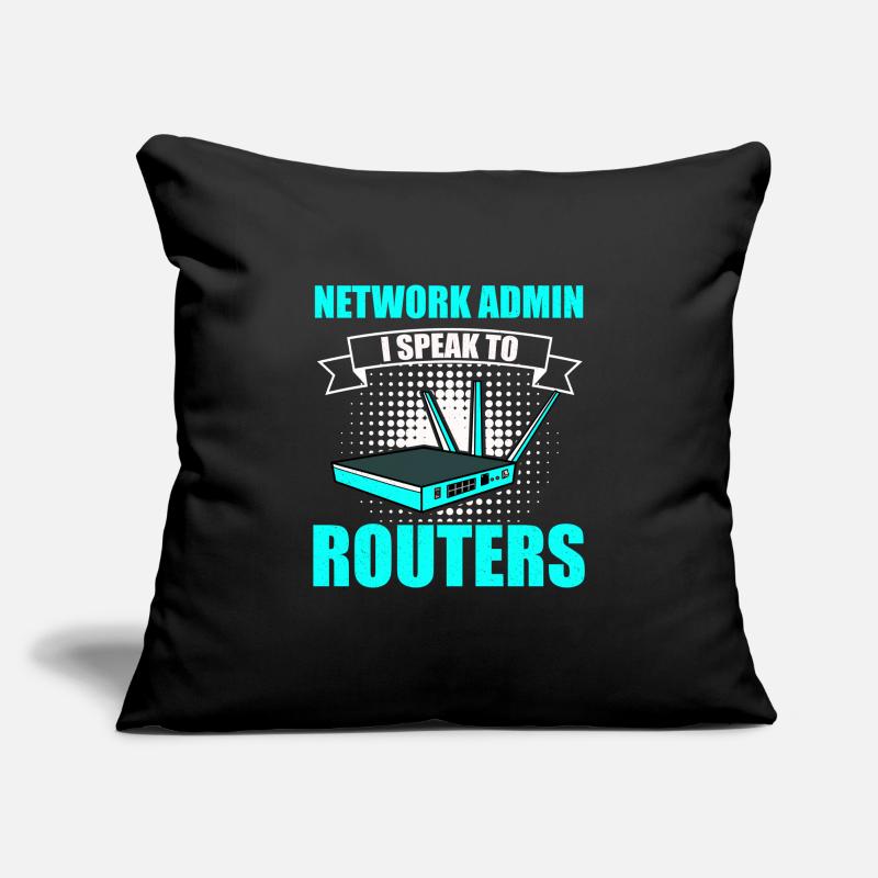 Network Administrator System Administrator Network Sofa pillowcase 17,3'' x 17,3'' (45 x 45 cm)