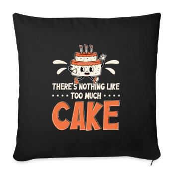 Cake Artist Cake Decorator Cake Decorator B - Sofa pillowcase 17,3'' x 17,3'' (45 x 45 cm) - black - Front