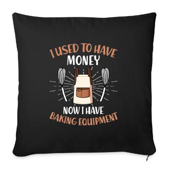 Cake Artist Cake Decorator Cake Decorator B - Sofa pillowcase 17,3'' x 17,3'' (45 x 45 cm) - black - Front
