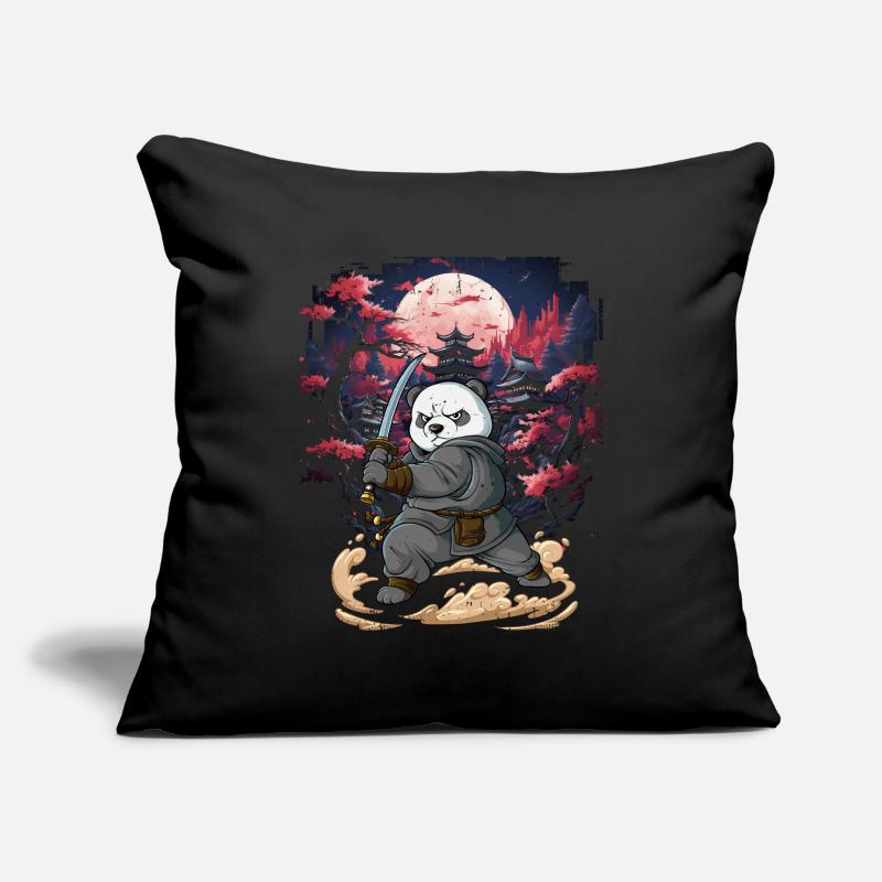 Samurai Panda Sofakissenbezug 45 x 45 cm