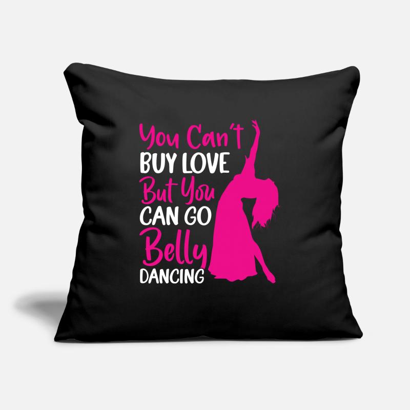 Drôle De Danseuse Du Ventre, Danseuse De Citations De Danse Du Ventre Housse de coussin décorative 45 x 45 cm