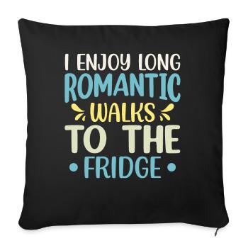 Funny Quotes And Jokes Humor And Laughter - Sofa pillowcase 17,3'' x 17,3'' (45 x 45 cm) - black - Front