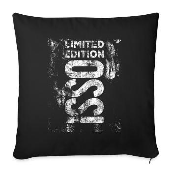 Ossi en édition limitée, RDA, Orient, Cadeau - Housse de coussin décorative 45 x 45 cm - noir - Devant