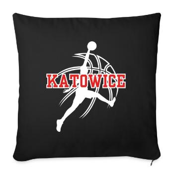 La Pologne, mon pays ! - Housse de coussin décorative 45 x 45 cm - noir - Devant