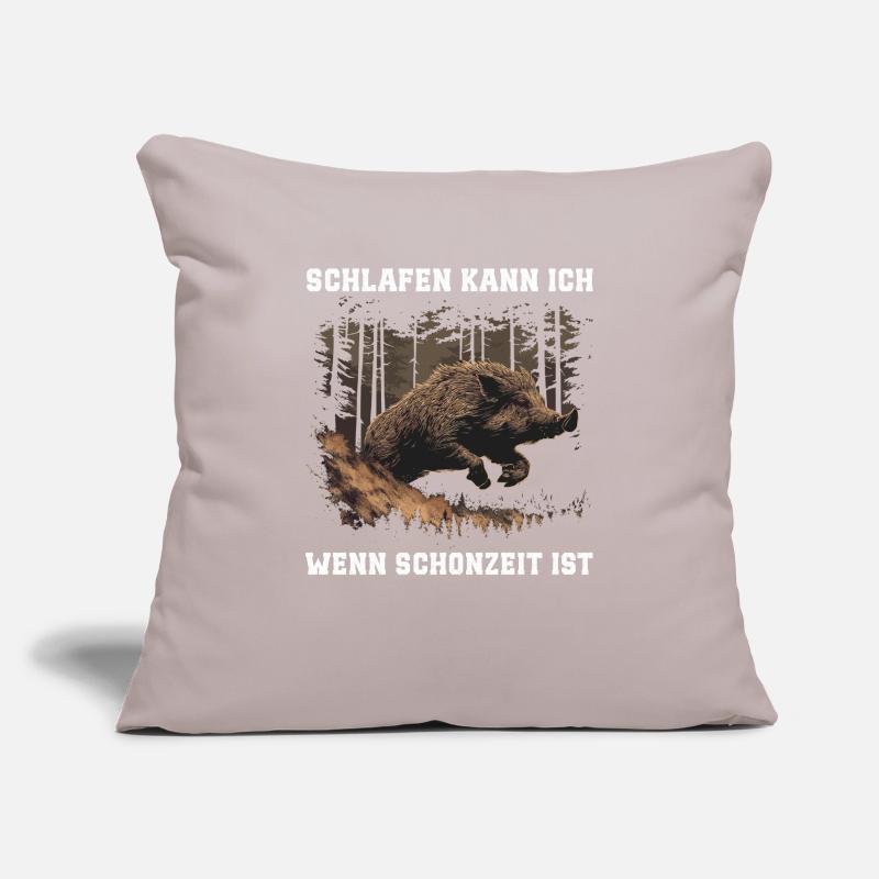 Chasse Saison Fermée Housse de coussin décorative 45 x 45 cm