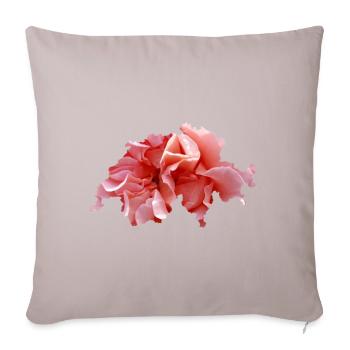 La Suisse en Rose - Housse de coussin décorative 45 x 45 cm - taupe clair - Devant