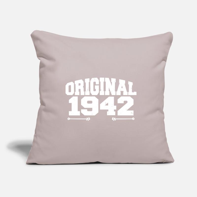 Original 1942 | Geburtstagsgeschenk 1942 Sofakissenbezug 45 x 45 cm