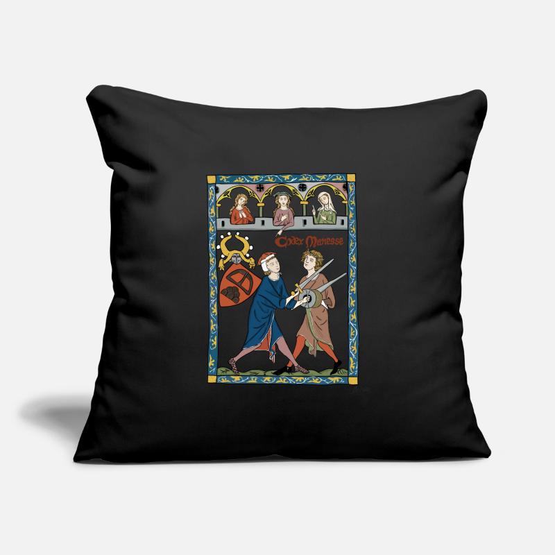 Conception Codex Manesse Housse de coussin décorative 45 x 45 cm