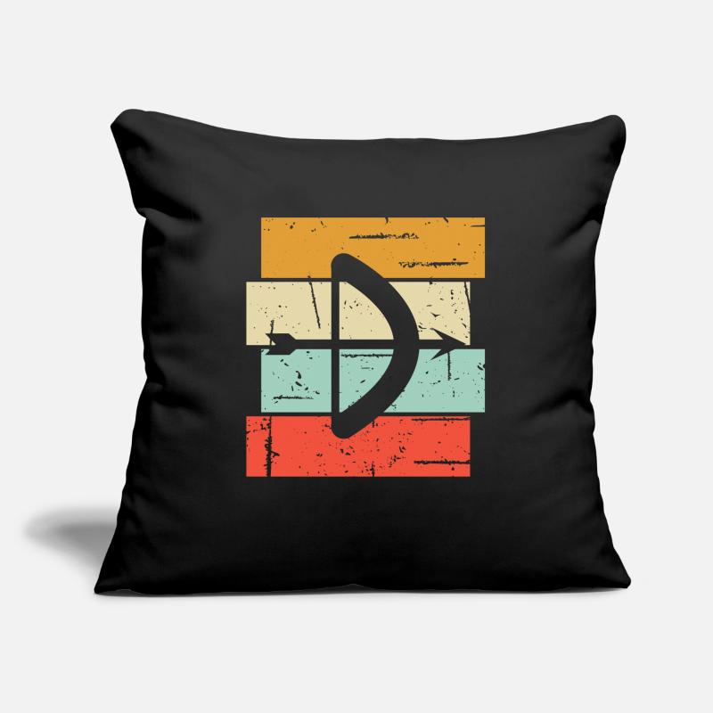 Bogen Schießen Geschenk Spruch Bogenschießen Sofakissenbezug 45 x 45 cm