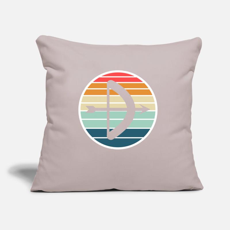 Bogen Schießen Geschenk Spruch Bogenschießen Sofakissenbezug 45 x 45 cm