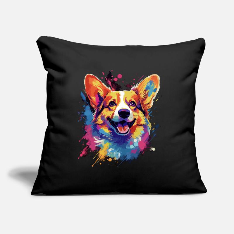 Corgi Hund Geschenk Spruch Sofakissenbezug 45 x 45 cm