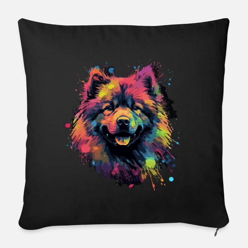 Eurasier Hund Geschenk Spruch - Sofakissenbezug 45 x 45 cm - Schwarz