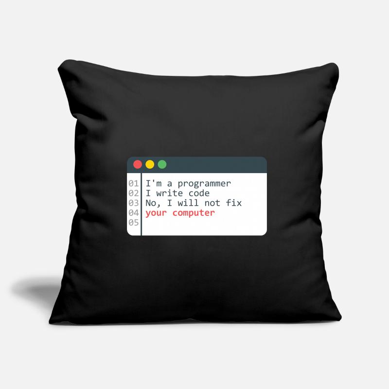 Programmierer HTML Computer Coder Codierung Programmierung Sofakissenbezug 45 x 45 cm