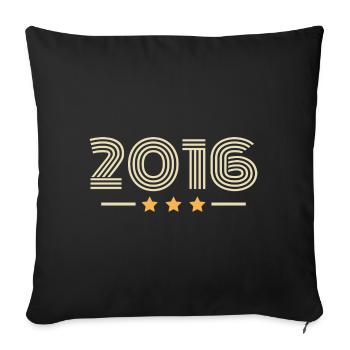 Legendary Since 2016 Birthday Gift 2016 - Sofa pillowcase 17,3'' x 17,3'' (45 x 45 cm) - black - Front