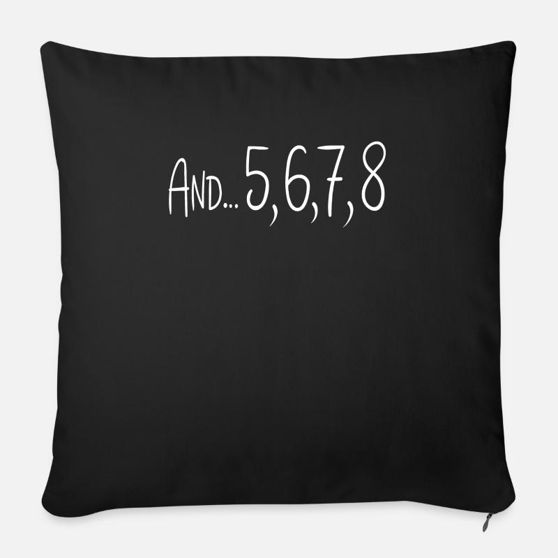 Tänzerin tanzen Geschenk Schauspielerin Ballerina - Sofakissenbezug 45 x 45 cm - Schwarz