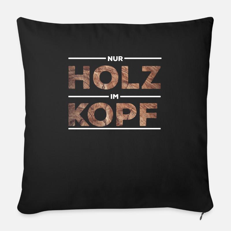 Schreiner Zimmermann Geschenk Handwerker Zunft - Sofakissenbezug 45 x 45 cm - Schwarz