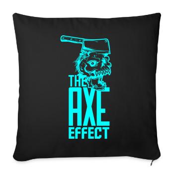 scull - Sofa pillowcase 17,3'' x 17,3'' (45 x 45 cm) - black - Front