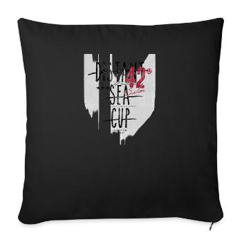 shirt, conception, t-shirt - Housse de coussin décorative 45 x 45 cm - noir - Devant