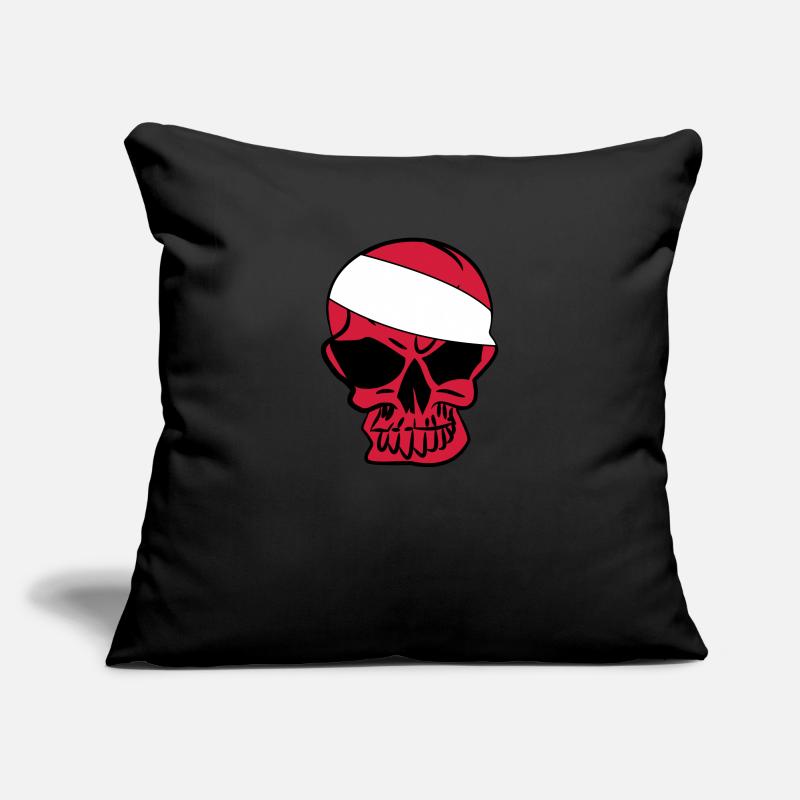 Anarcho Skull Anarchy anarchy Sofa pillowcase 17,3'' x 17,3'' (45 x 45 cm)