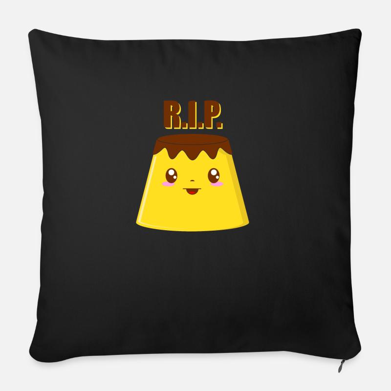 Rip Flamby - Housse de coussin décorative 45 x 45 cm - noir