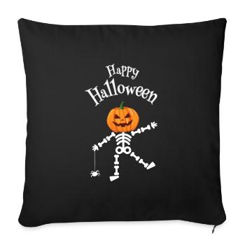 Happy Halloween - Sofakissenbezug 45 x 45 cm - Schwarz - Vorne