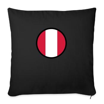 Sous le signe du pérou - Housse de coussin décorative 45 x 45 cm - noir - Devant