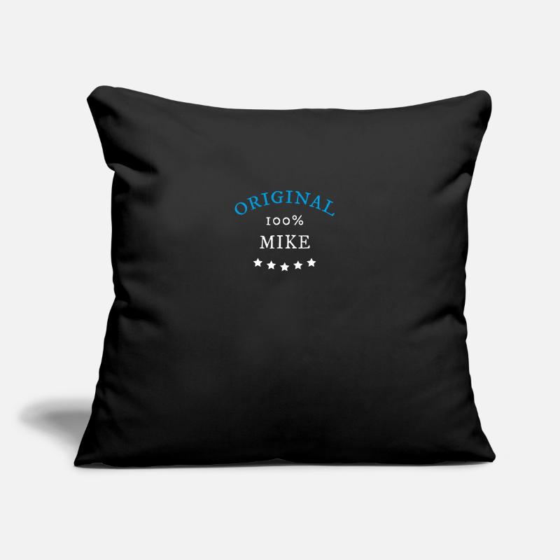 Original 100% Mike, gift, name Sofa pillowcase 17,3'' x 17,3'' (45 x 45 cm)