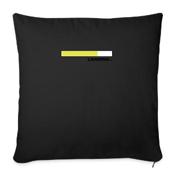 Loading... Ladebalken Status 3c - Sofakissenbezug 45 x 45 cm - Schwarz - Vorne